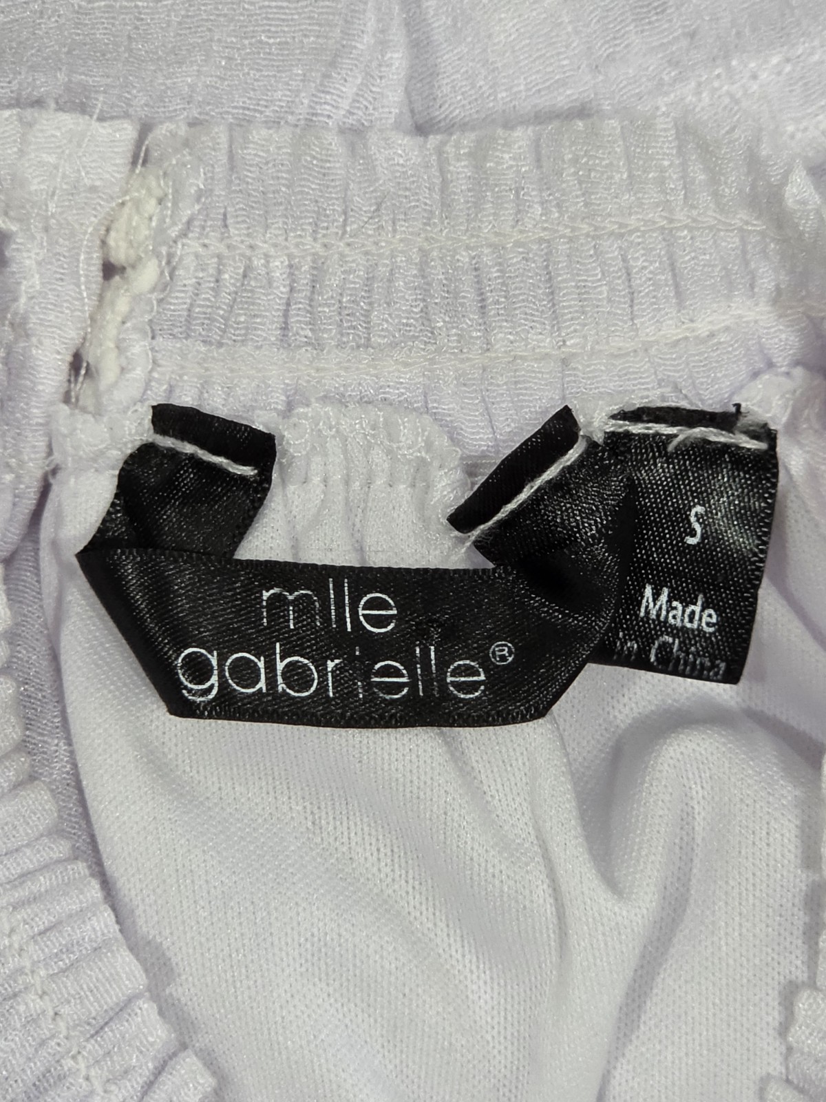 MILLE GABRIELLE White Halter Maxi Dress Small
