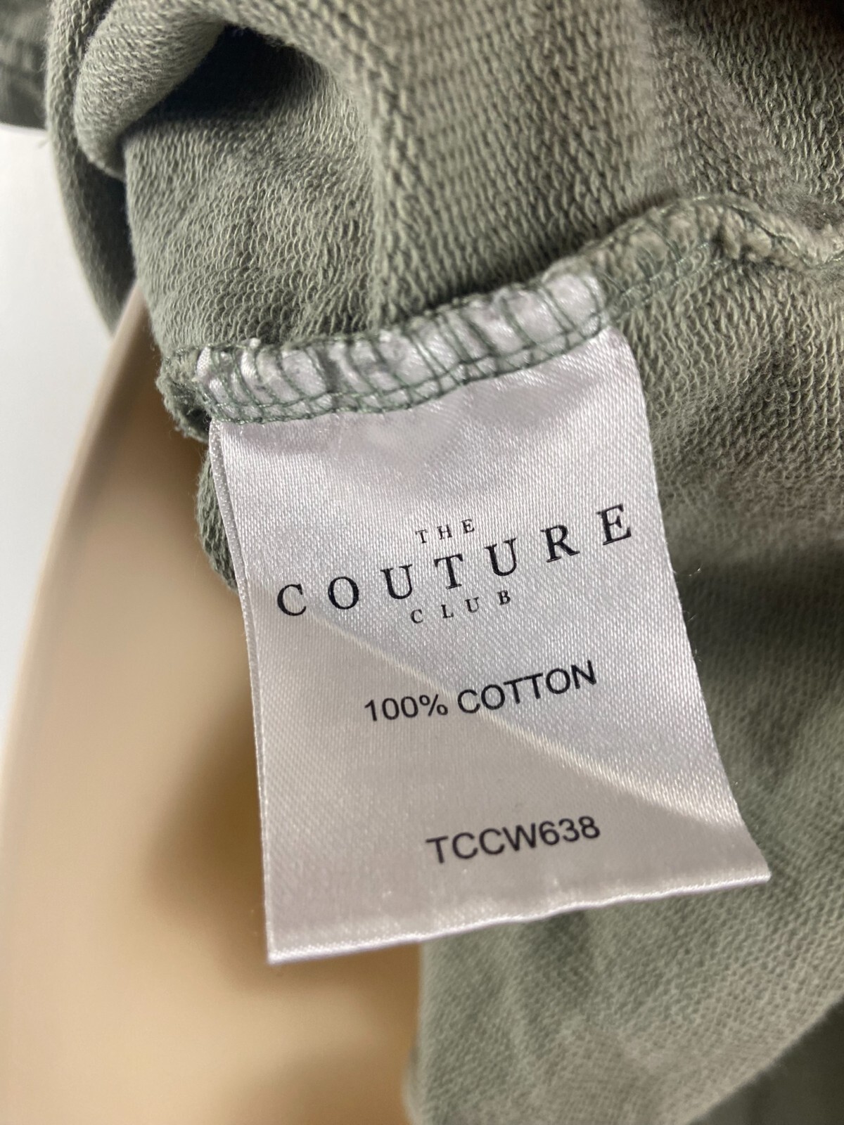 The couture club size Medium grey round neck short sleeve top