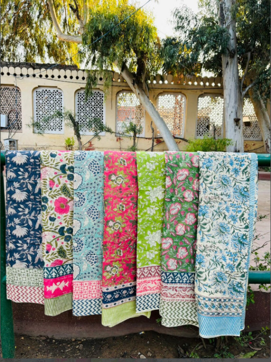 Cotton Beach Sarong Indian Hand Block Print Beach Sarongs Soft fabric pareo gift