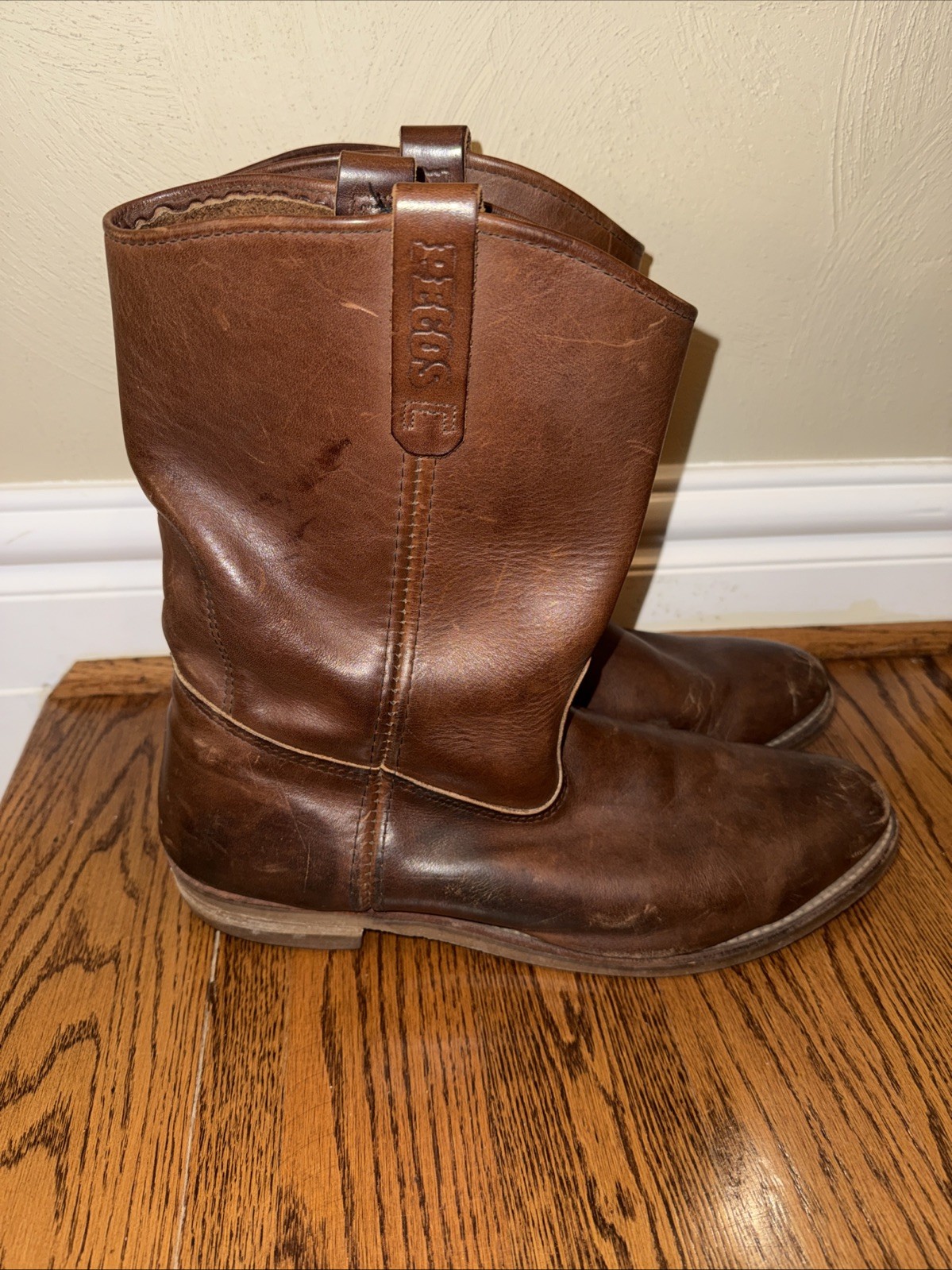 Redwing Leather Boots 1155 Pecos Size 13 D Made IN USA Mens Cowboy