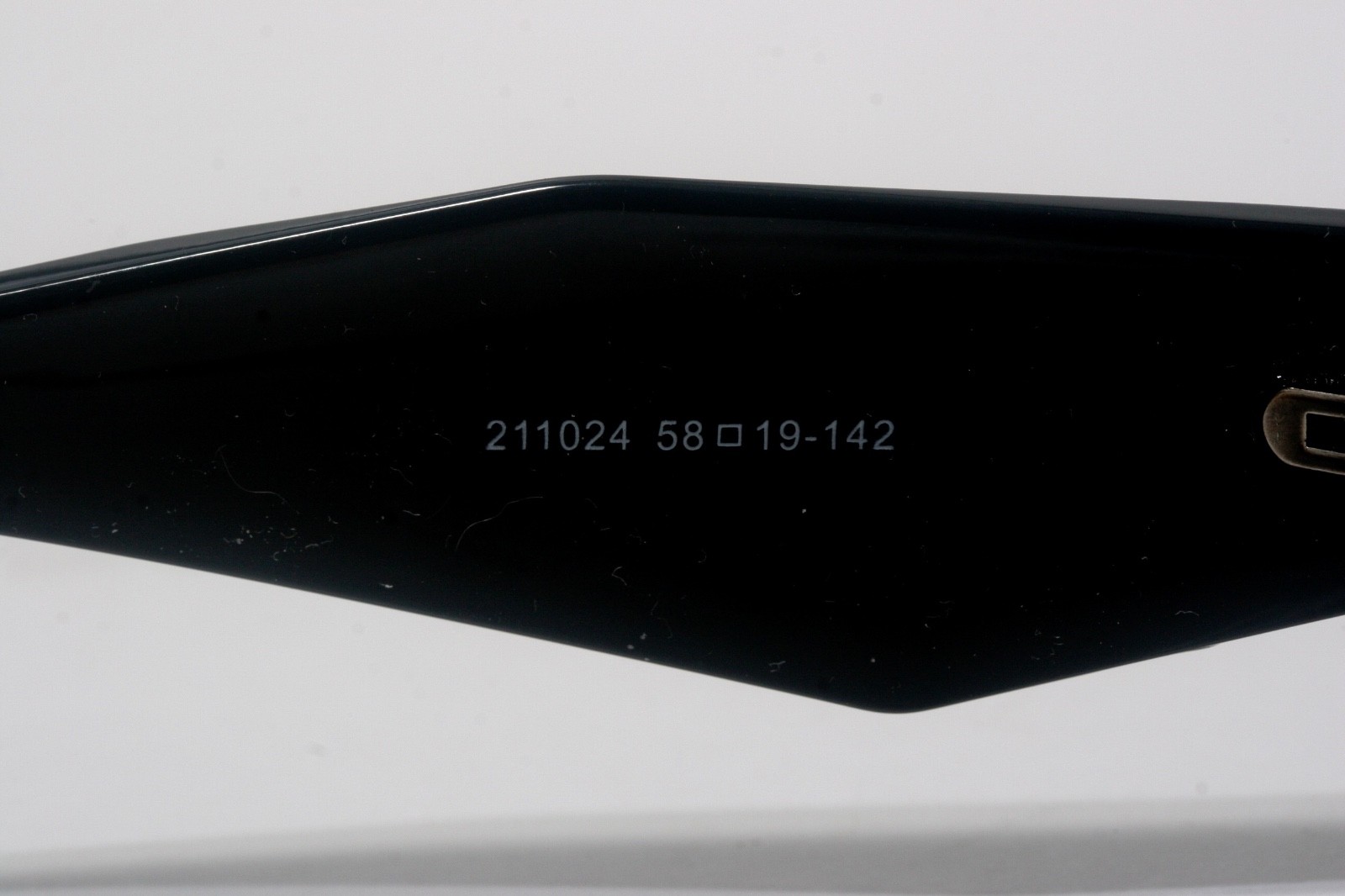 Prada Sunglasses Shiny Black/ Purple fade lenses, Big 150 mm Frame Width, Italy