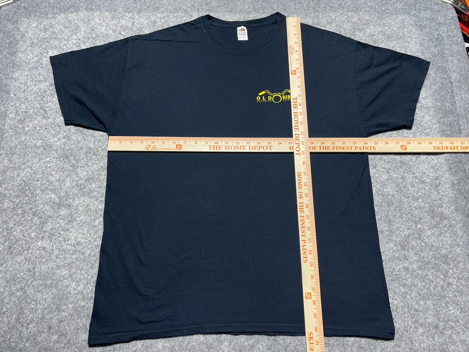 Old Biker Clothing Co It’s About the Ride Motorcycle Chopper Black Shirt XL Free