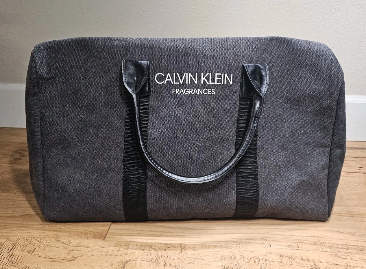 CALVIN KLEIN Fragrance Weekend Travel Duffel Charcoal