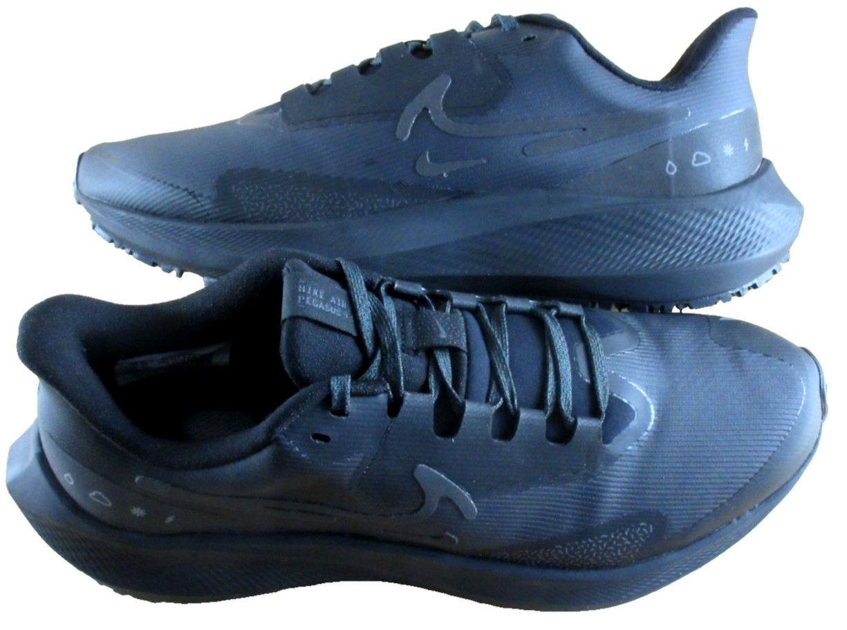 Women’s Nike Air Zoom Pegasus 39 Shield Weatherized Running Shoes Black Size 7.5