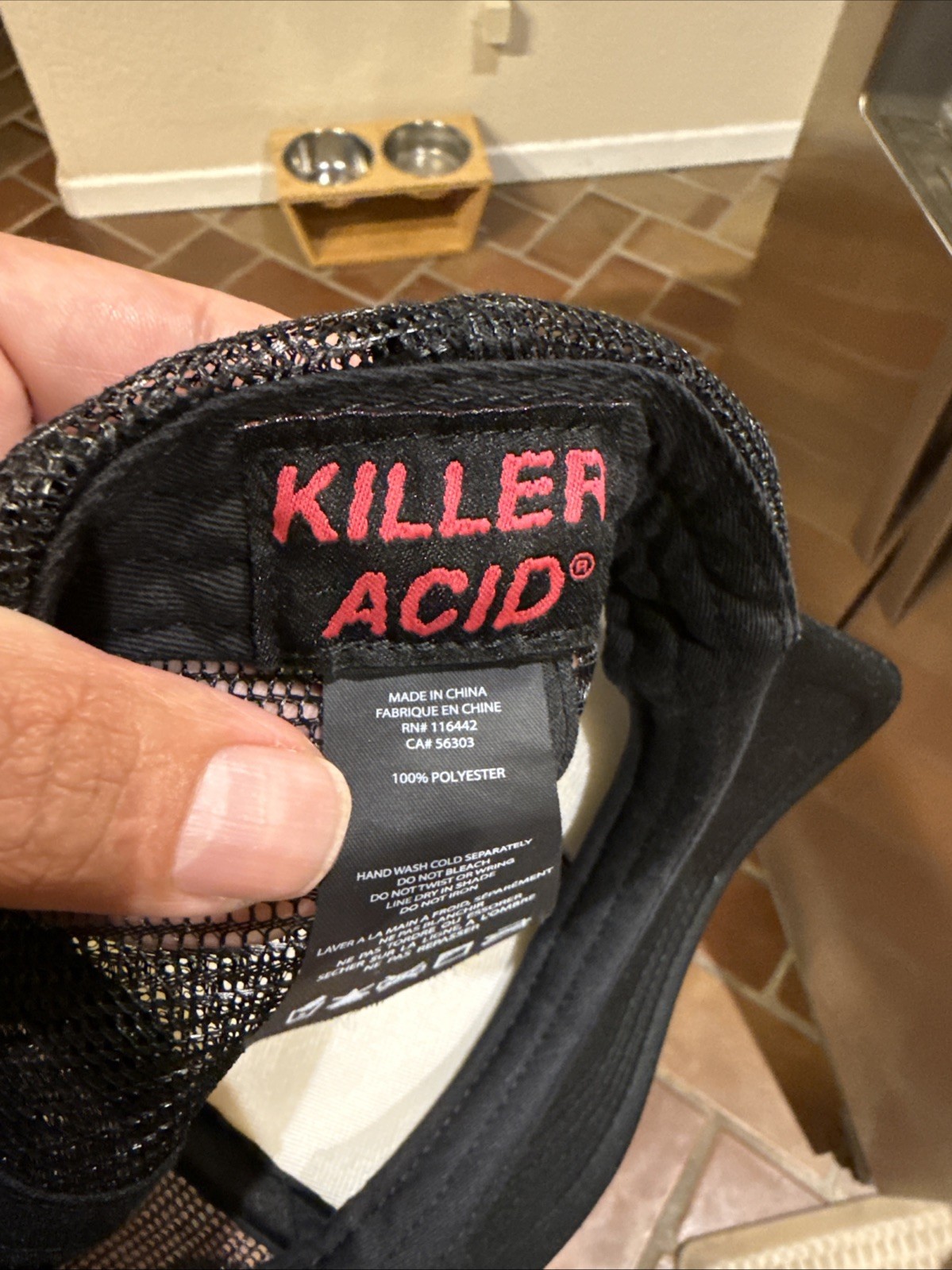 KILLER ACID NO BAD TRIPS SNAPBACK TRUCKER BASEBALL CAP HAT ADJUSTABLE