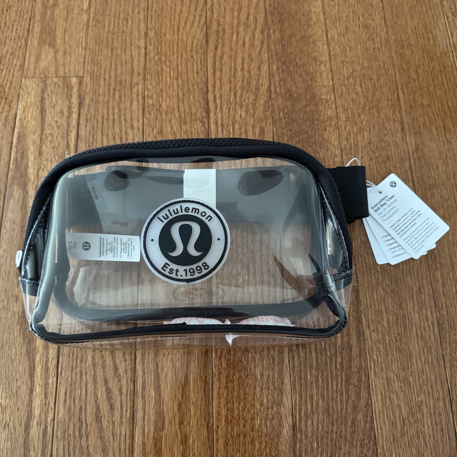 Lululemon Everywhere Belt Bag Clear Stadium Fanny Pack 1L Adjustable Straps NWT
