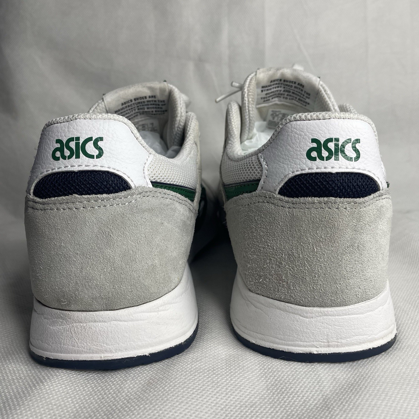 Asics Lyte Classic Casual Sneaker Shoes Mens Size US 7 White Green 1201A477-120