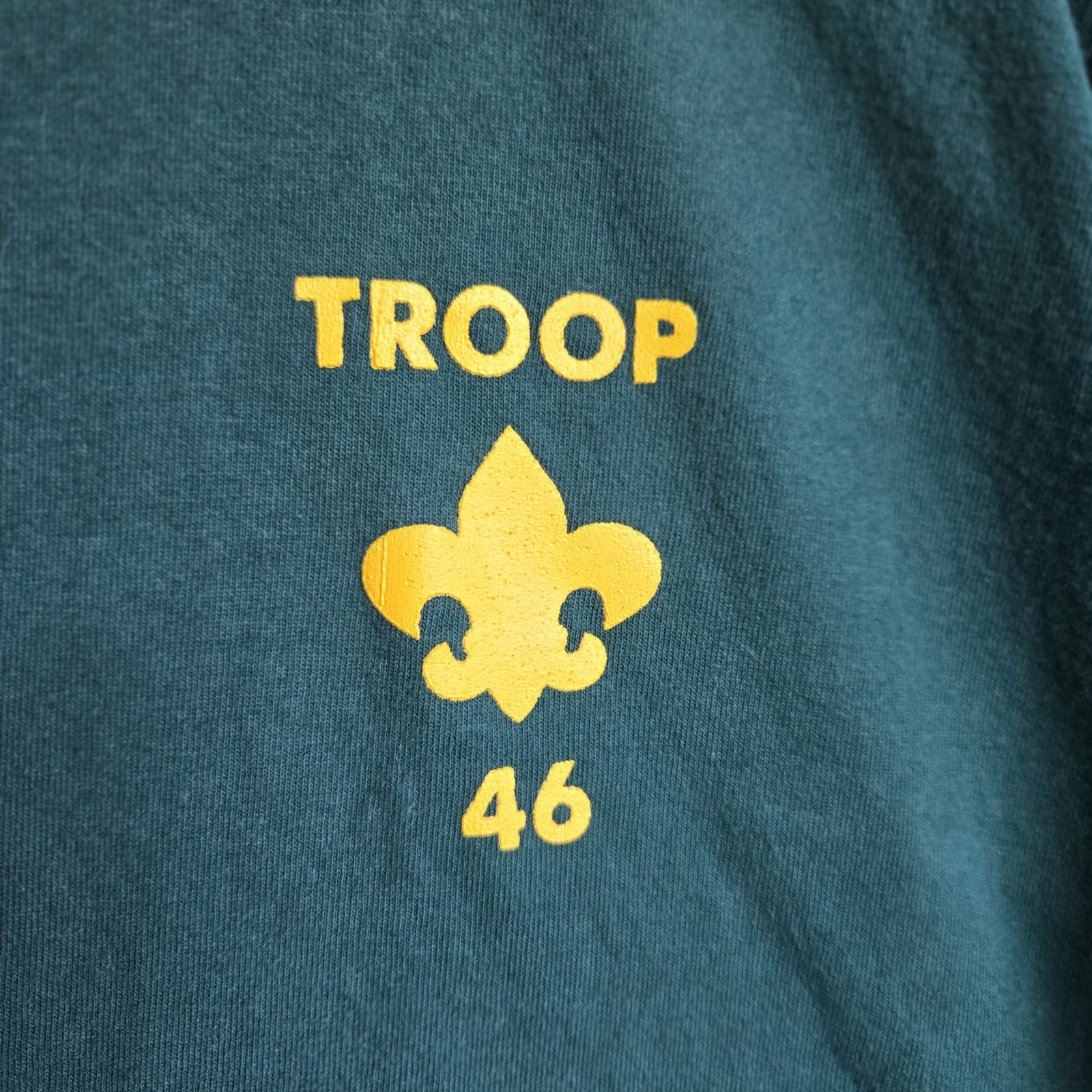Vintage Duck Head Boy Scouts Troop 46 Turin GA T-Shirt L Single Stitch USA Large