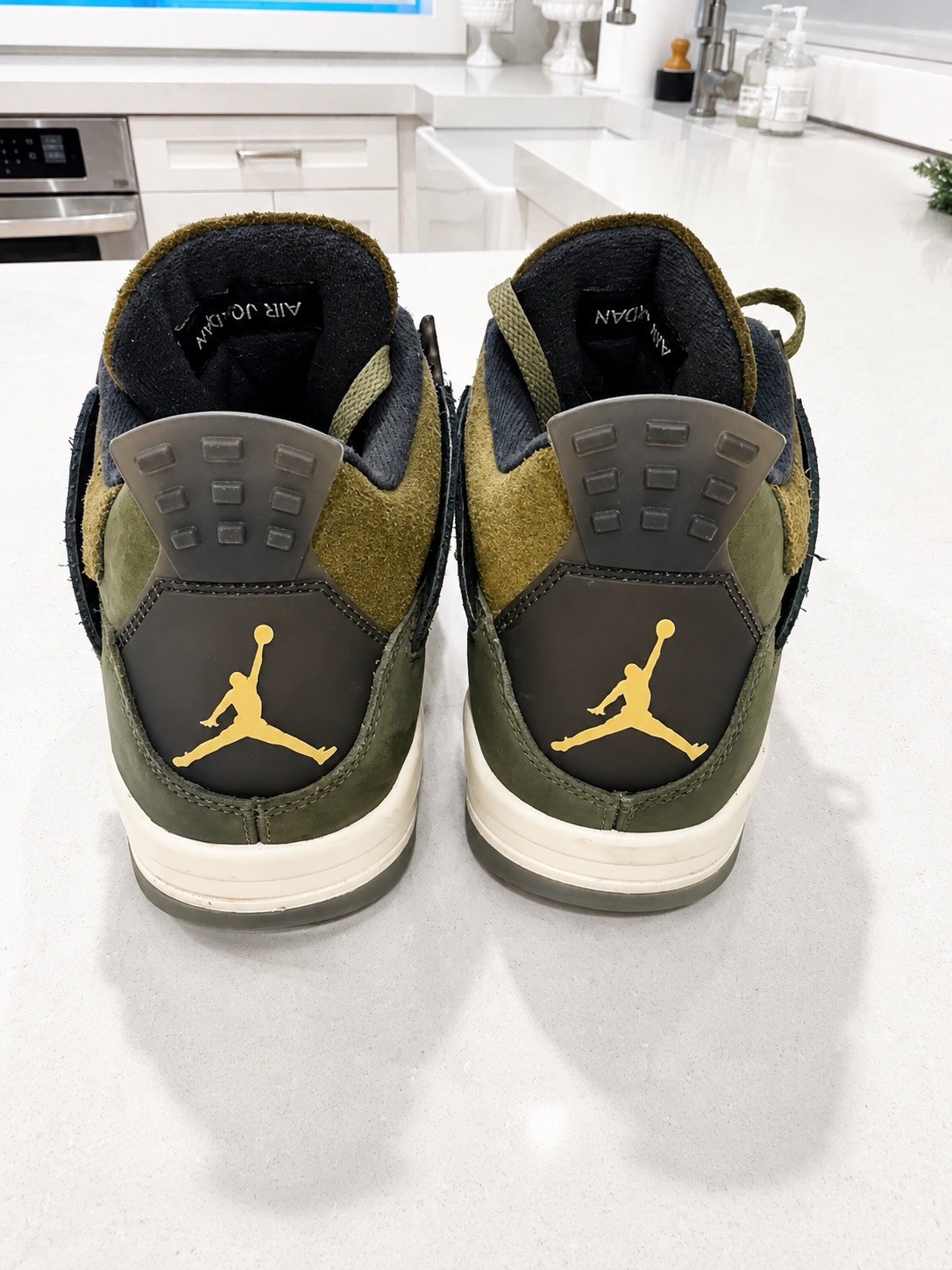 Size 11 – Jordan 4 SE Retro Low Craft – Olive- Free Expedited Shipping