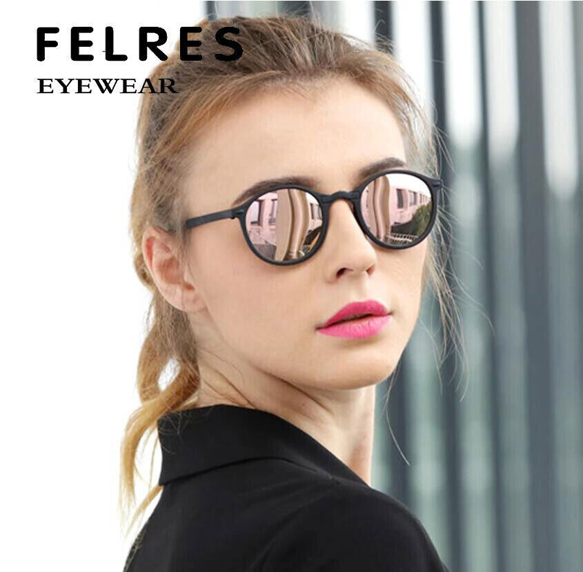 Round Polarized Lightweight Sunglasses For Men Women Retro Driving Glasses UV400