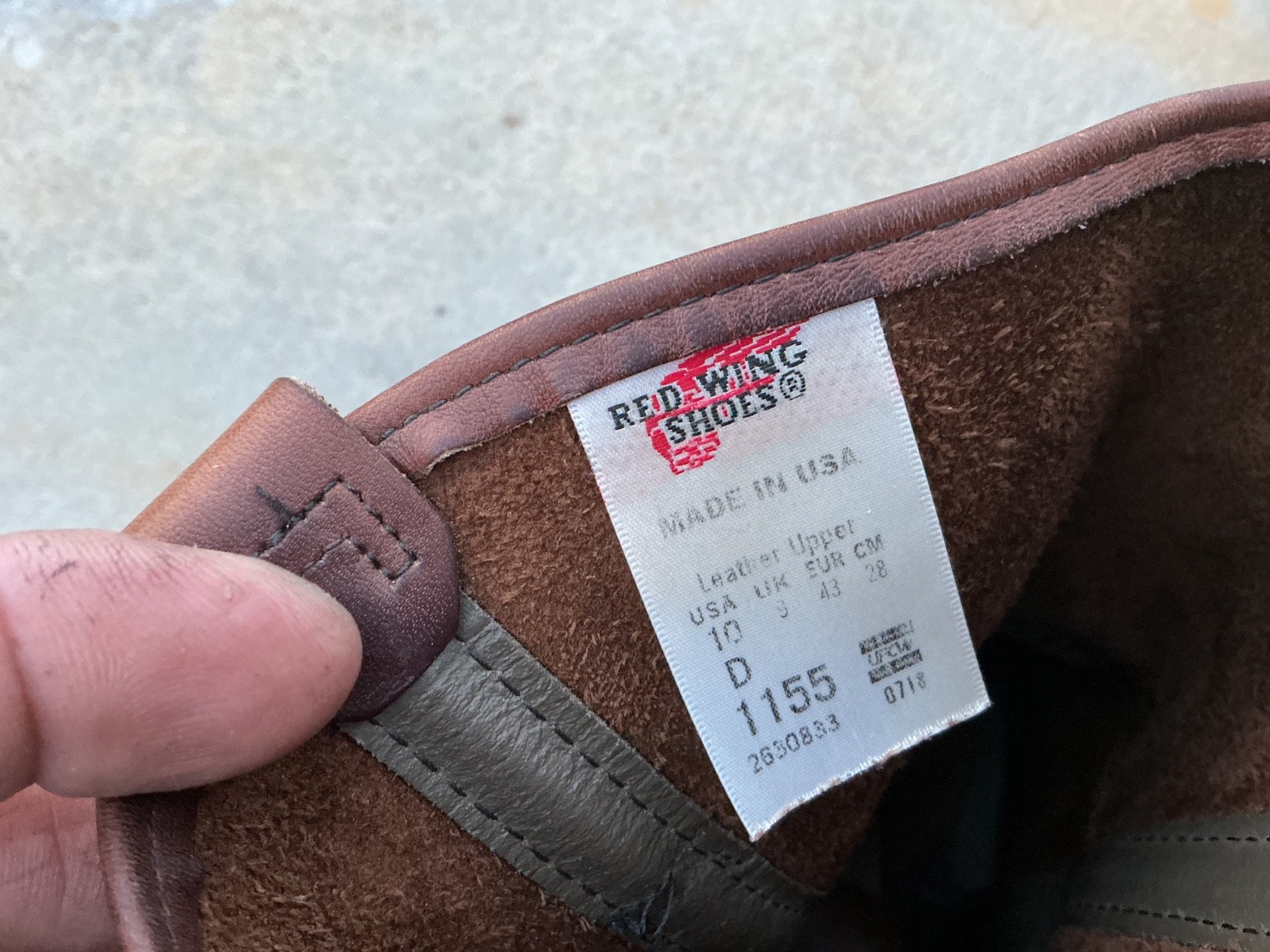 Redwing Nailset slip on work boots