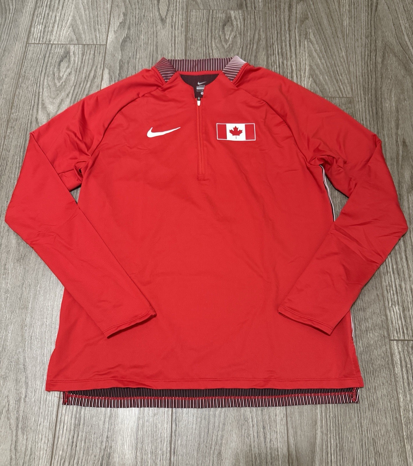 Nike Canada Pro Elite 1/2 Zip Lightweight Jacket Long sleeve CI7826 Sz Large