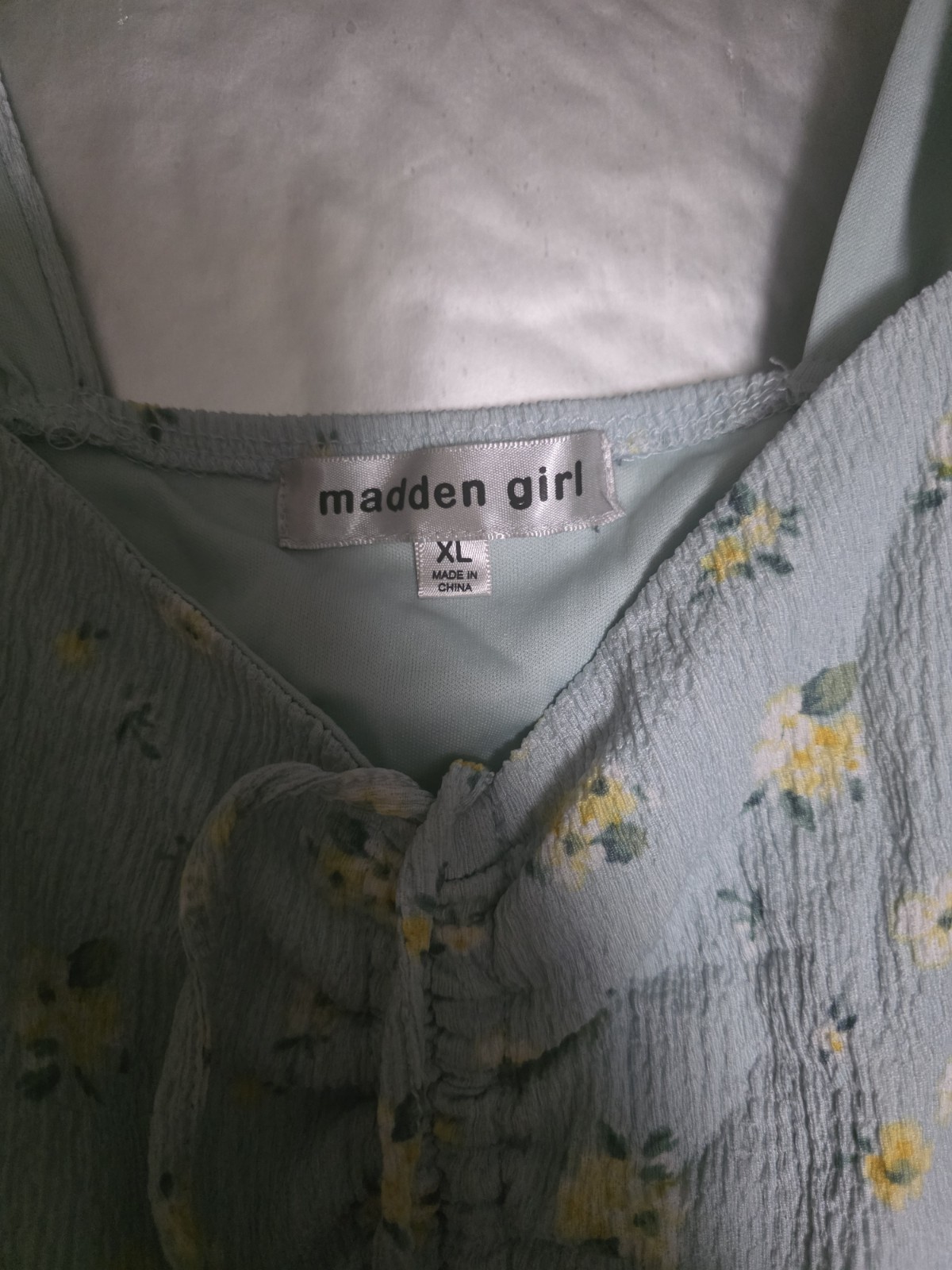 Floral soft blue Madden Girl Summer dress