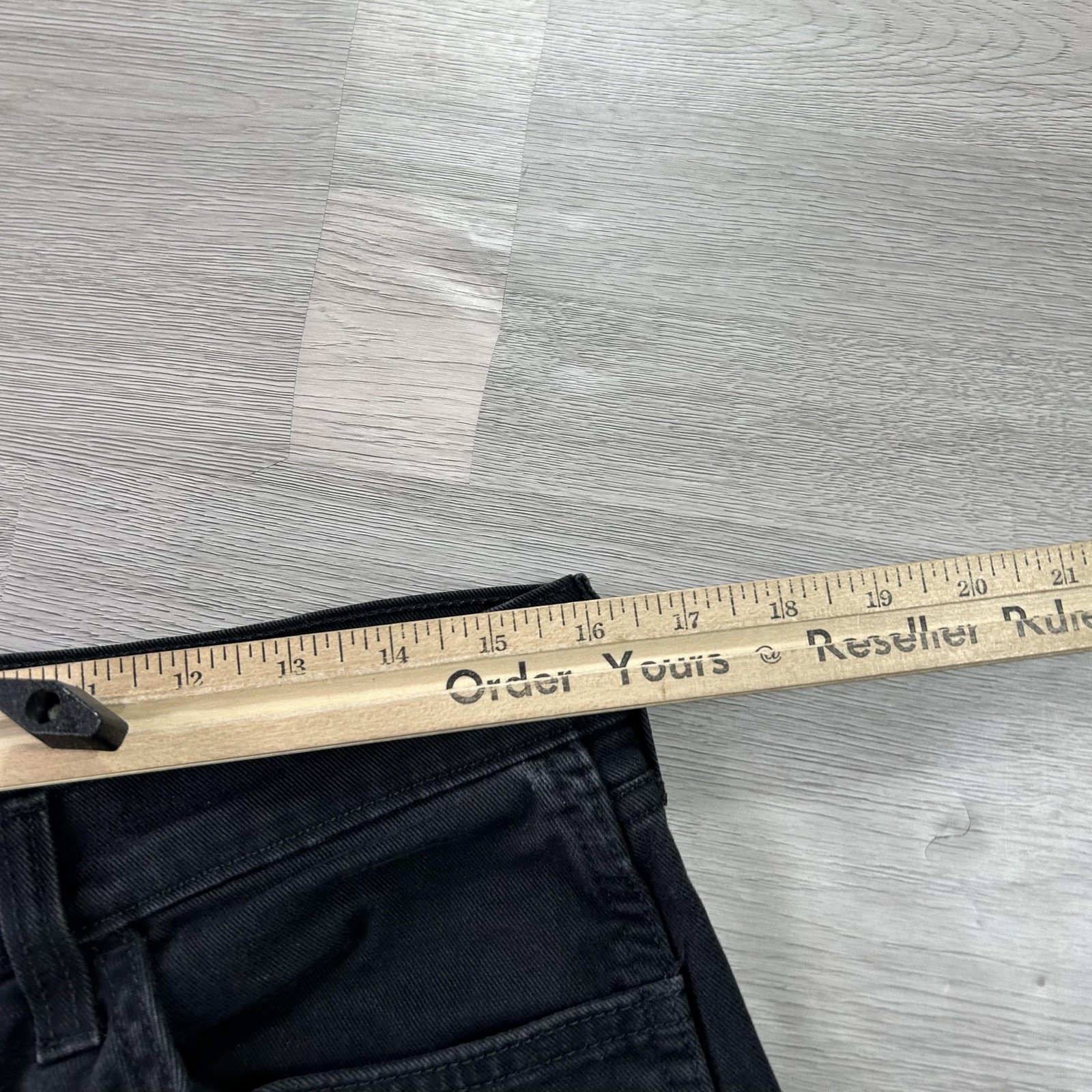 Levis 513 Jeans Mens 32×30 Black Slim Straight Stretch Denim Dark Wash Pants