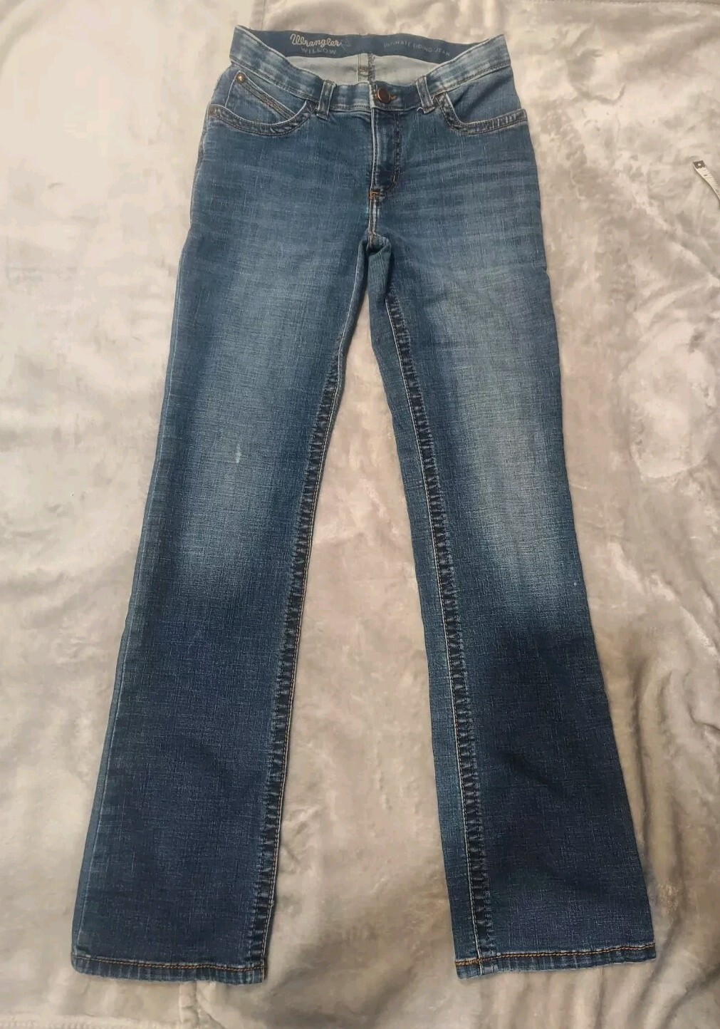 Women’s Wrangler 7 X 34 Willow Casual Jeans Blue Wide Leg Pants