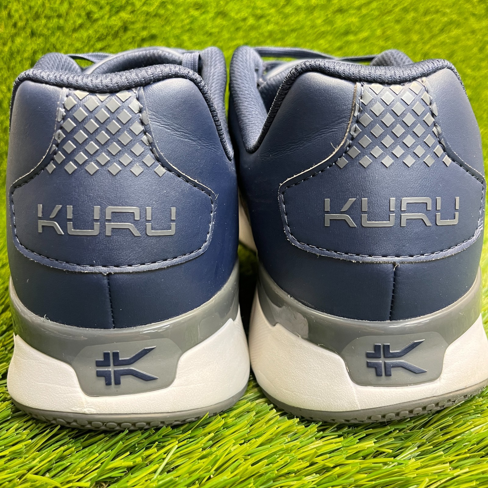 KURU Quantum 2.0 Mens Size 13.5 Blue White Gray Athletic Running Shoes Sneakers