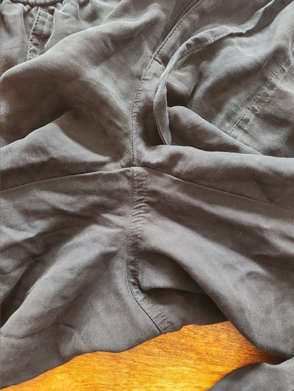 Tahari Black Drawstring Utility Joggers Size L Gorpcore Indie Sleeze Normcore