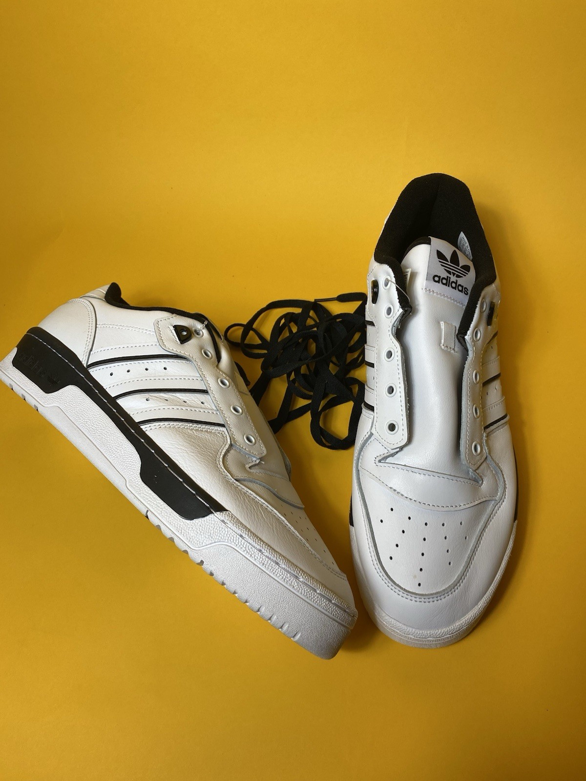 Adidas Attitude Low White Black Retro Basketball Shoes Men’s Size 13