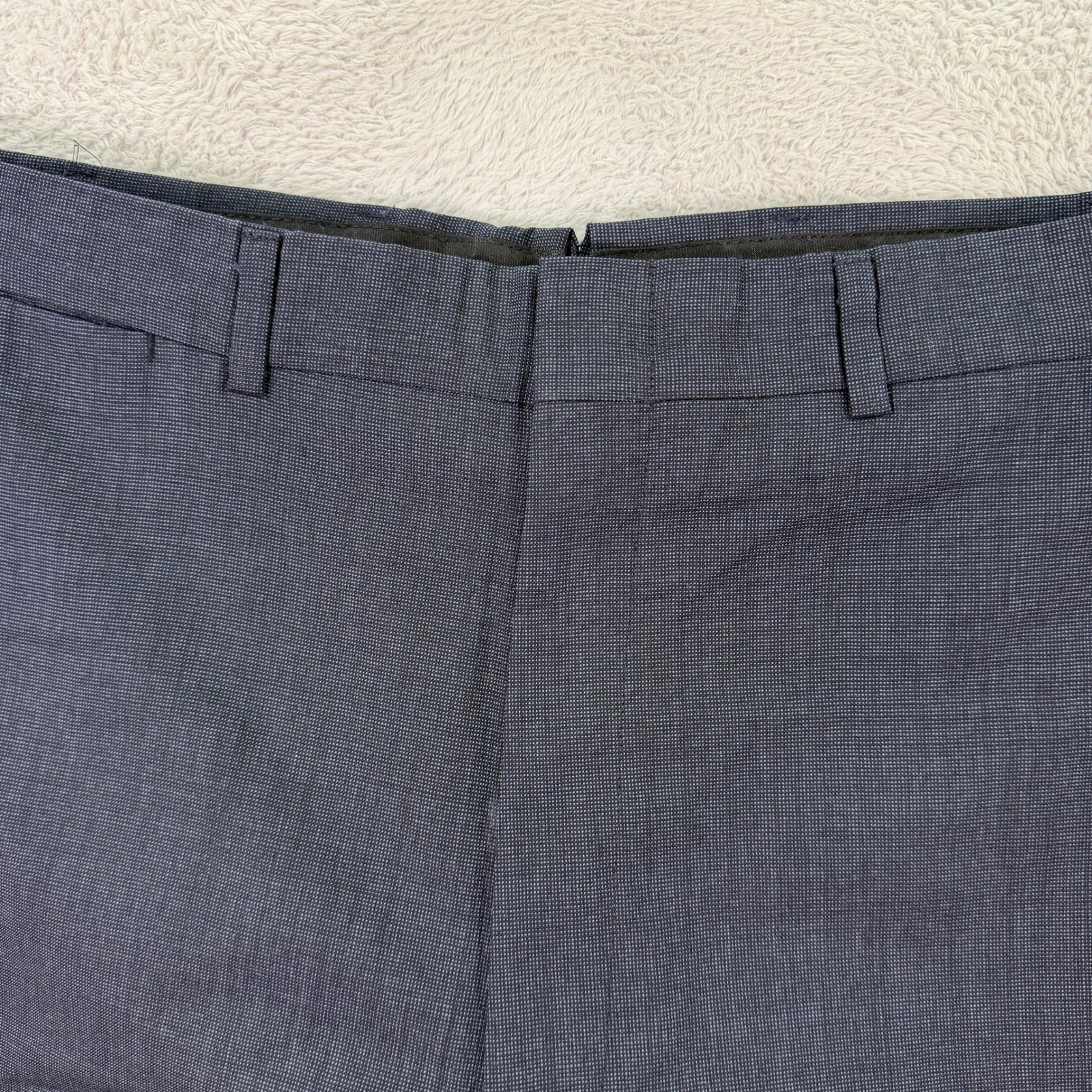 Brooks Brothers Mens 40S Short Slim Fit Suit Navy Scottish Shetland Wool 32×29