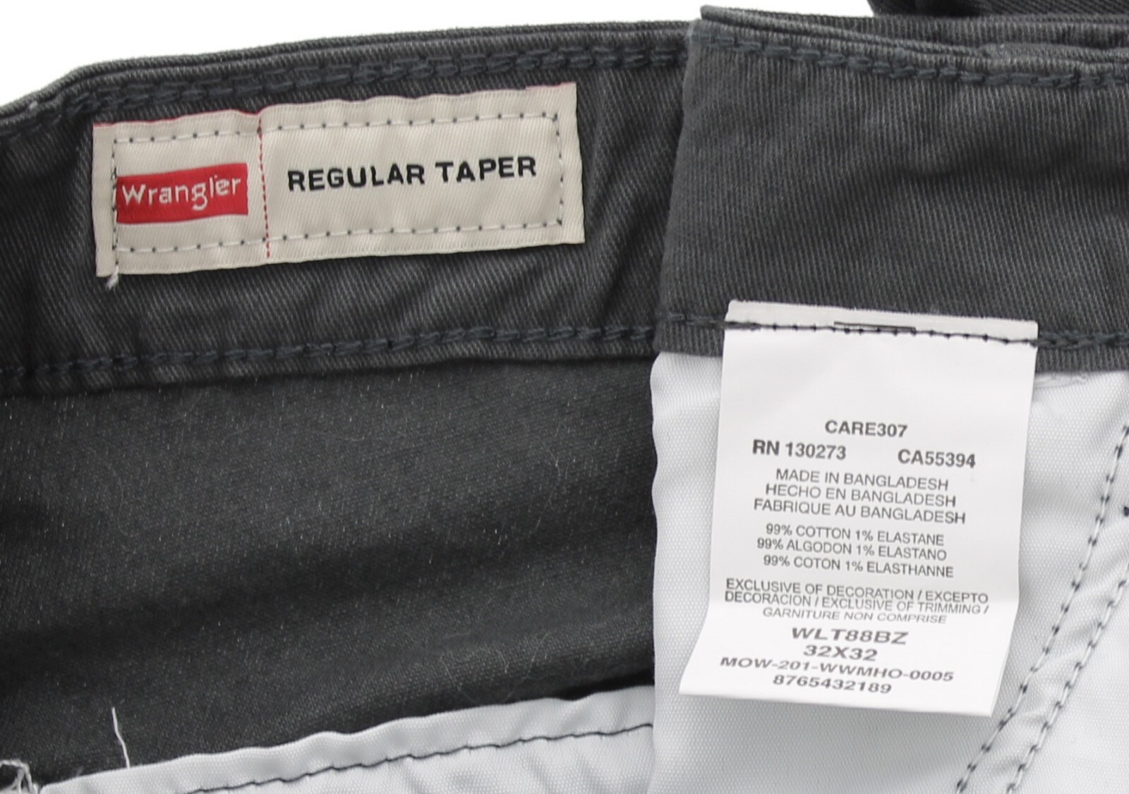 Wrangler Men’s Cargo Pants Regular Taper Flex Twill 8-Pocket plus Earbud Pocket