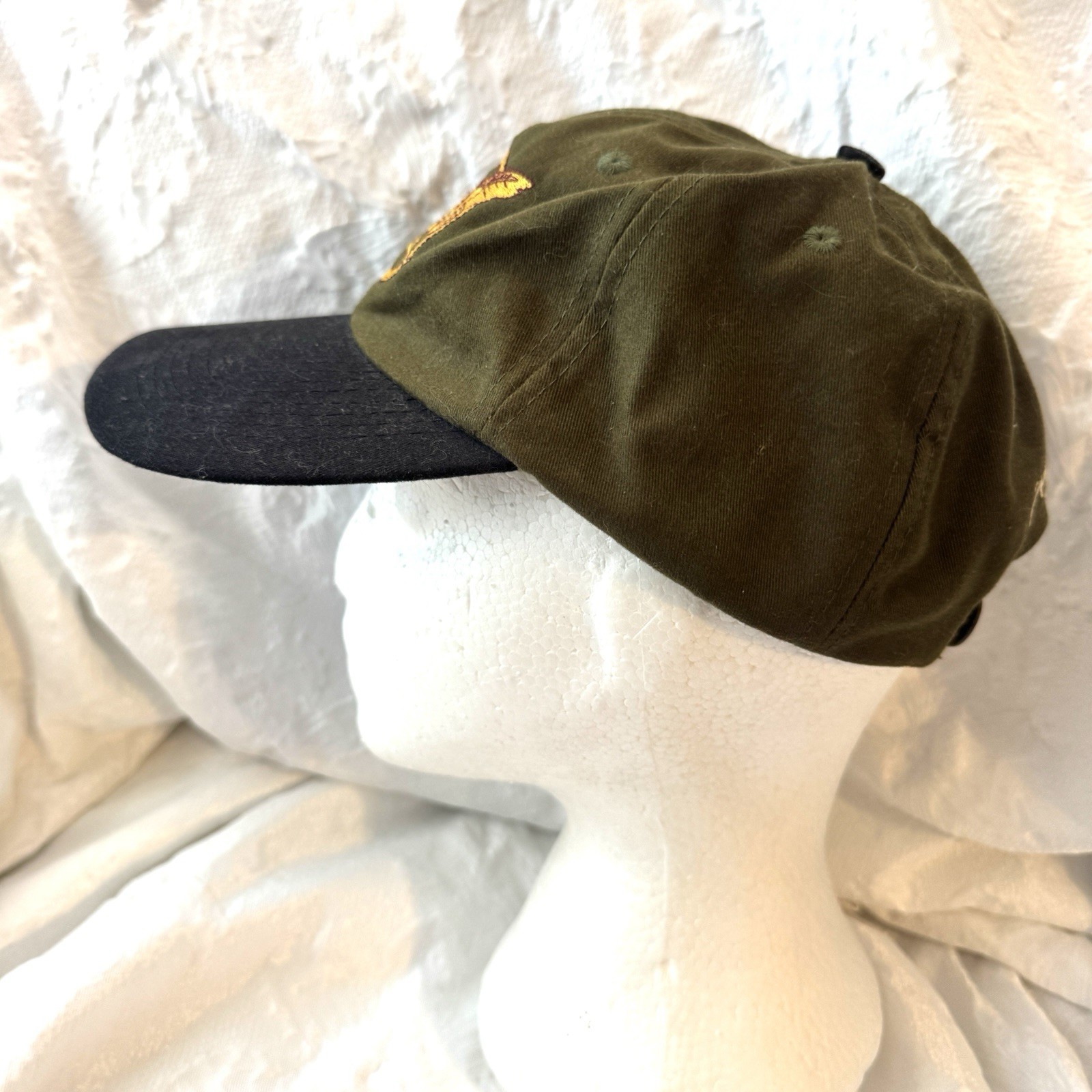 Vintage 90s Zoso LED Zeppelin IV army green SnapBack Hat Robert Plant Jimmy Page