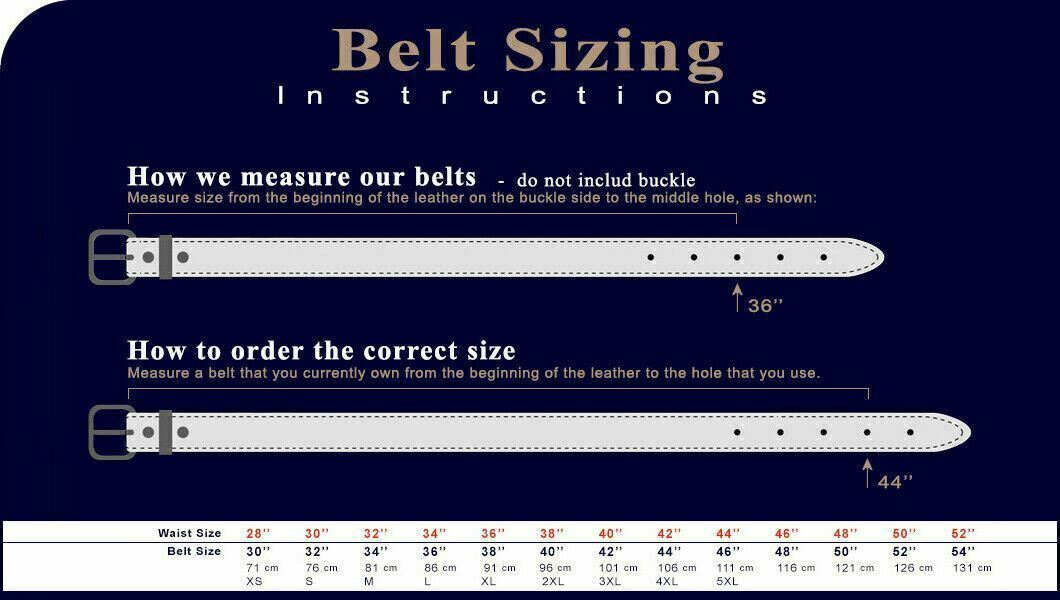 Reversible Belt Strap Replacement Genuine Leather 1-3/8″(35mm) Wide