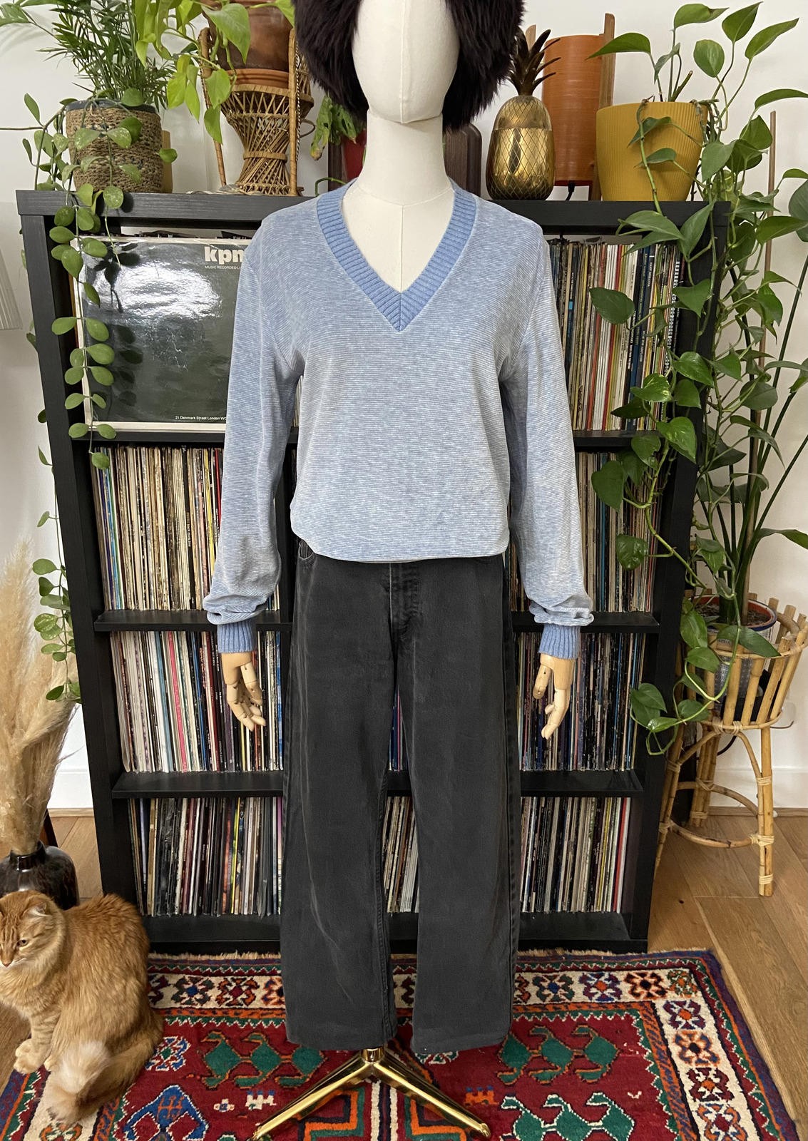 Vintage Levi’s 615 Orange Tab Grey Straight Jeans W32