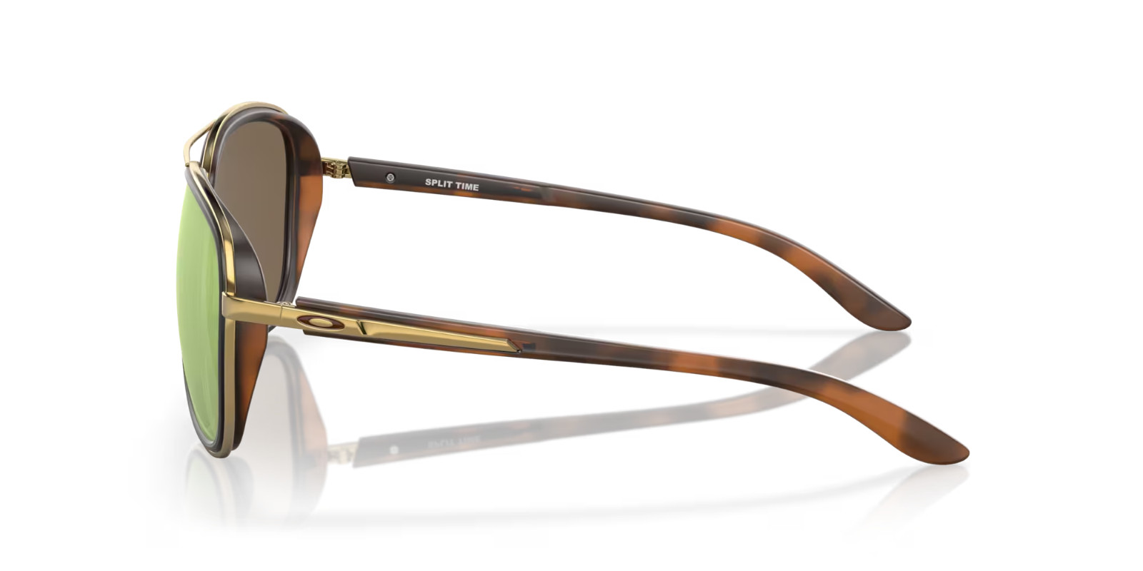 Oakley Sunglasses Split Time OO4129-1458 Tortoise / PRIZM Rose Gold POLARIZED