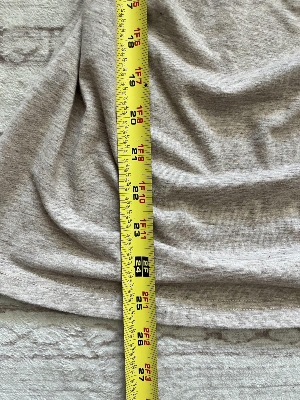Women’s Size Small Color Story Beige Brown Wrap Tee with Mesh Puffed Sleeves Y2K