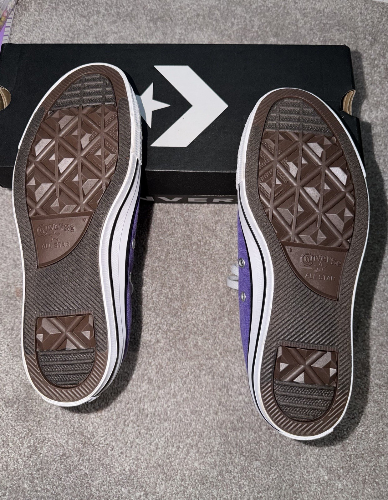 Converse Chuck Taylor All Star High Top Electric Purple Canvas Sneaker 137833F