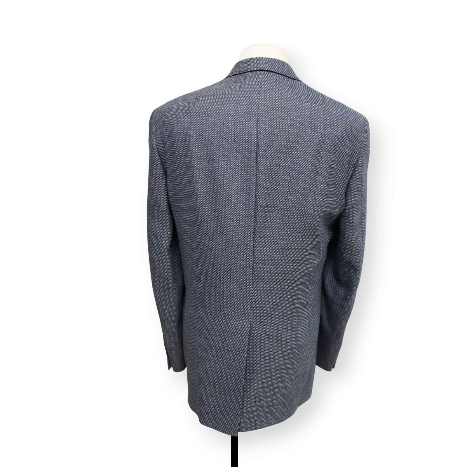 HART SCHAFFNER MARX mens blue patterned sport coat suit jacket blazer 42 L