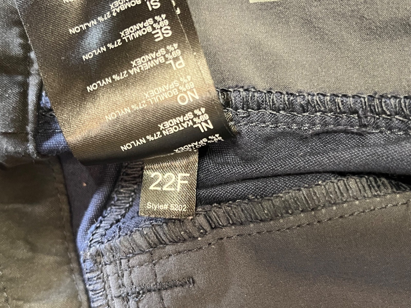 Kuhl Resistor Lite Chino Pants Blue Mens Tag 38×32 Actual 38×30.5 Hiking Stretch