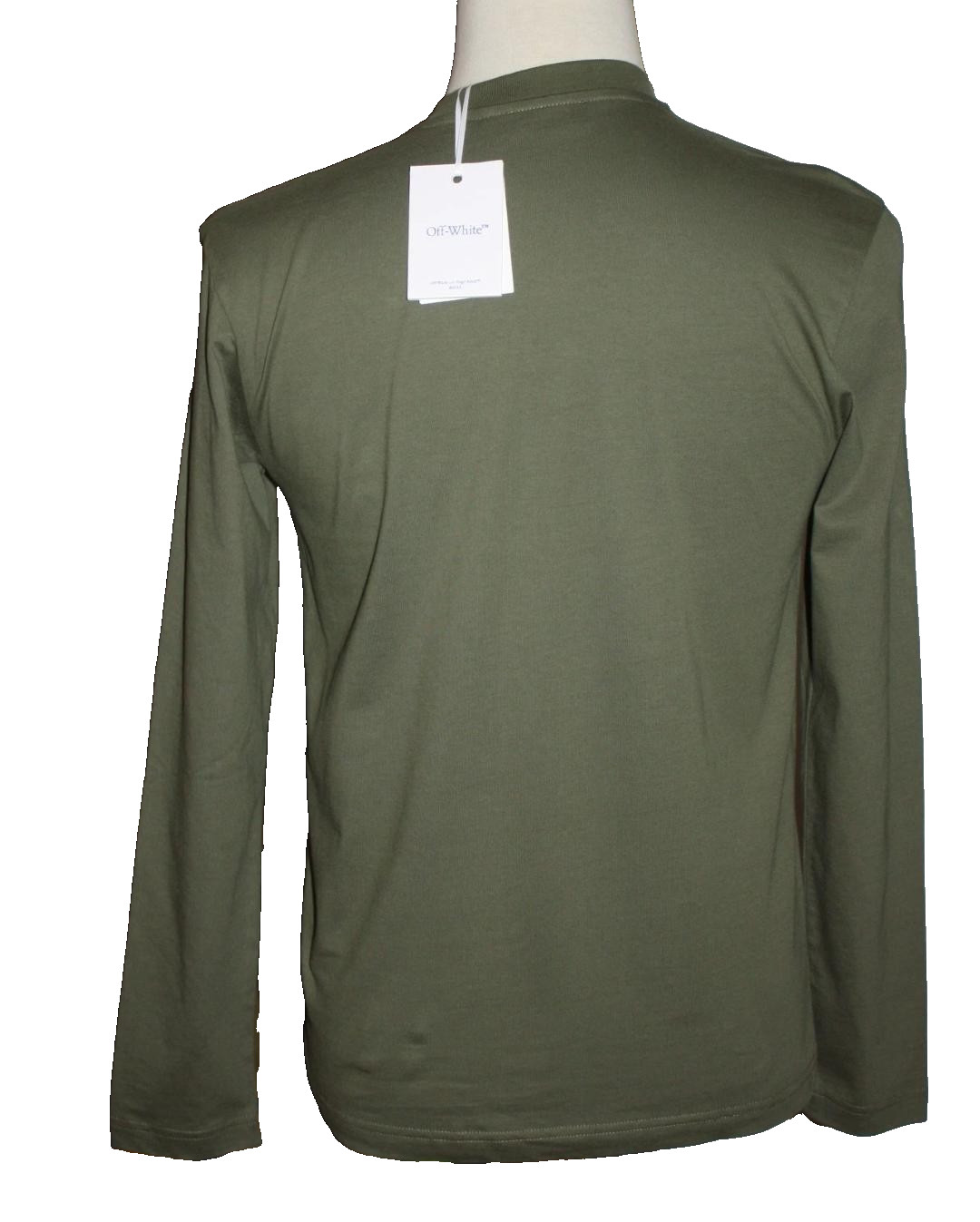 NEW Off-White Moss Stamp Skate Logo Crewneck Made in Portugal Sz L NWT $425