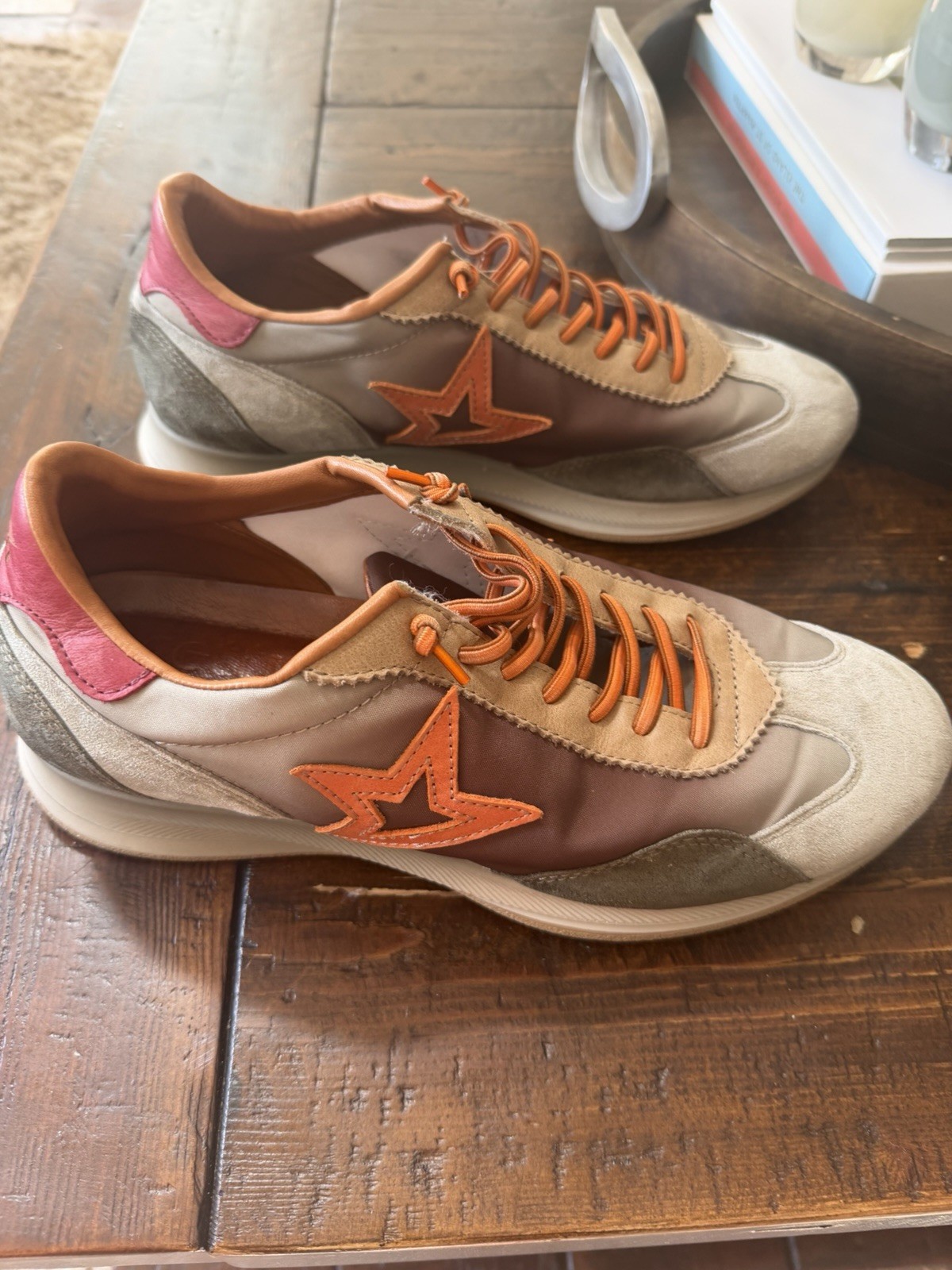 Authentic CETTI Men’s EU 44 US 11 Leather Suede Designer Sneakers Made In Spain