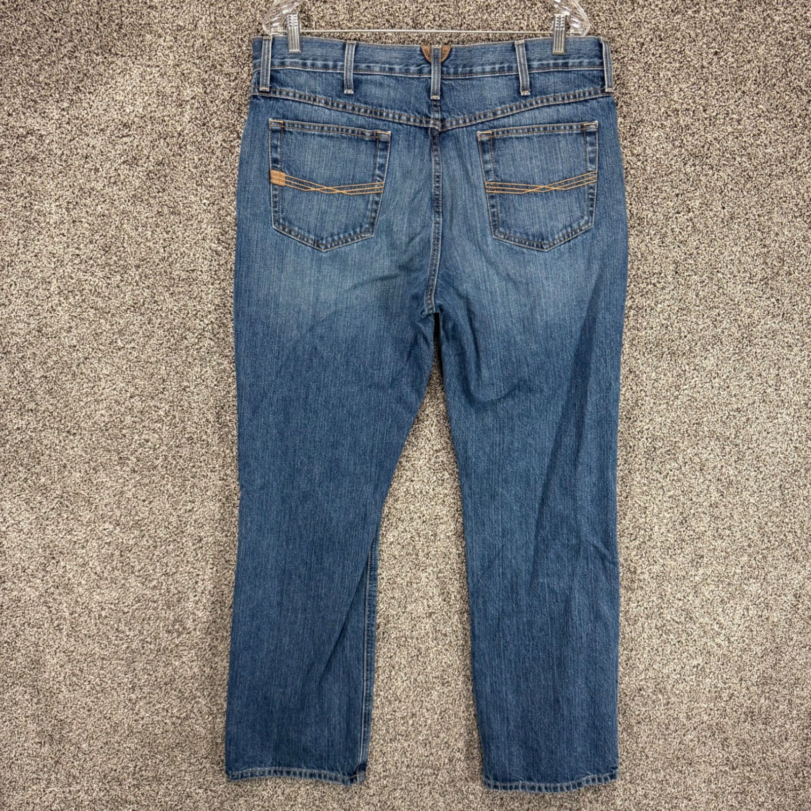 Ariat M2 Relaxed Bootcut Jeans Mens 36×32 Blue Denim Western Cowboy Work Rodeo