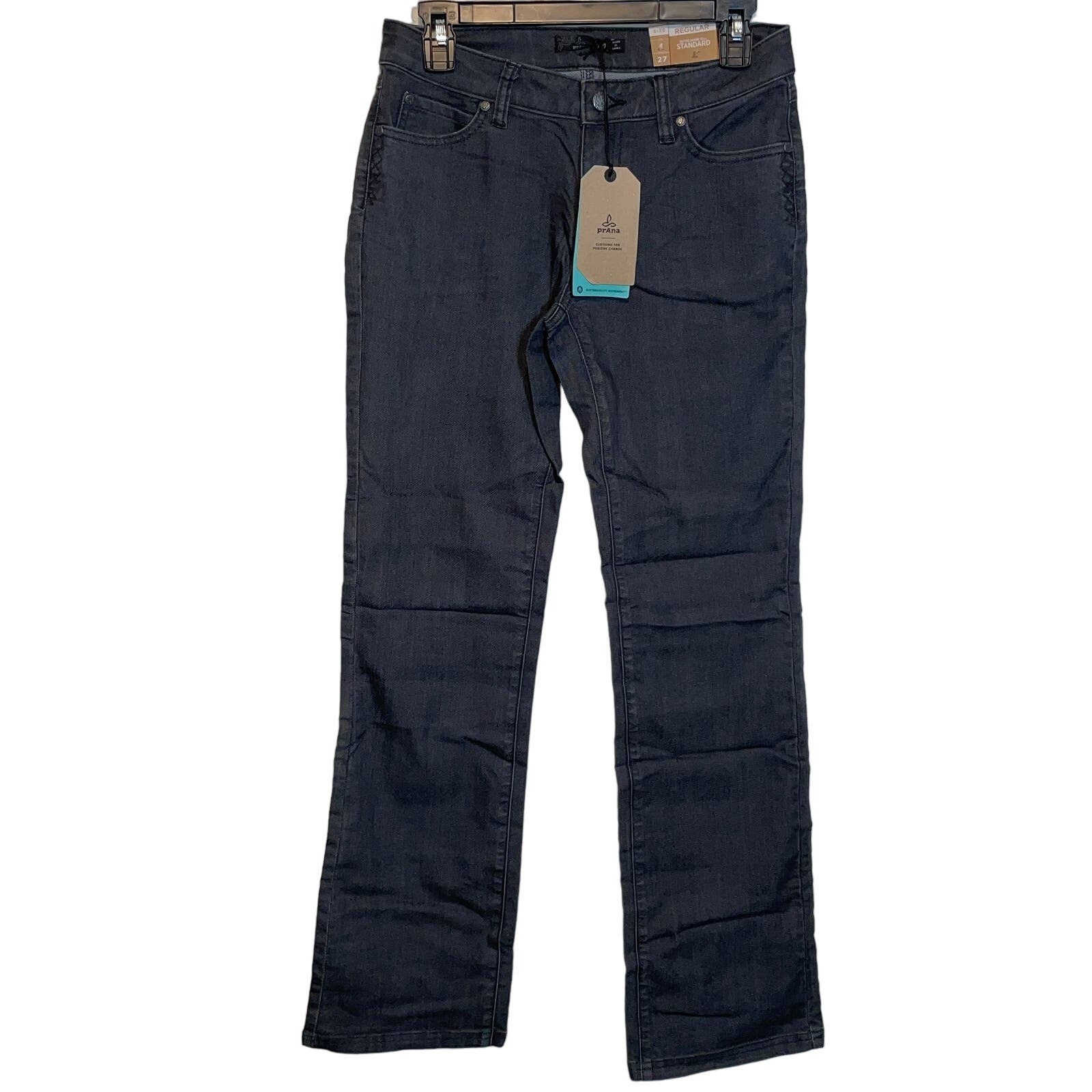 prAna Women’s Jada Jean in denim solid 4/27R
