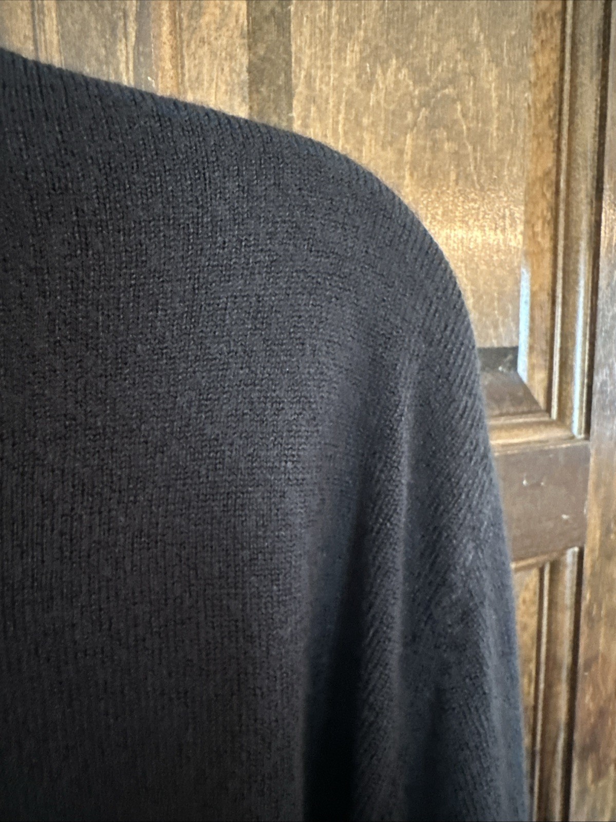 tricots st raphael Turtle Neck sweater Blk XL Long Sleeve Pullover NWT