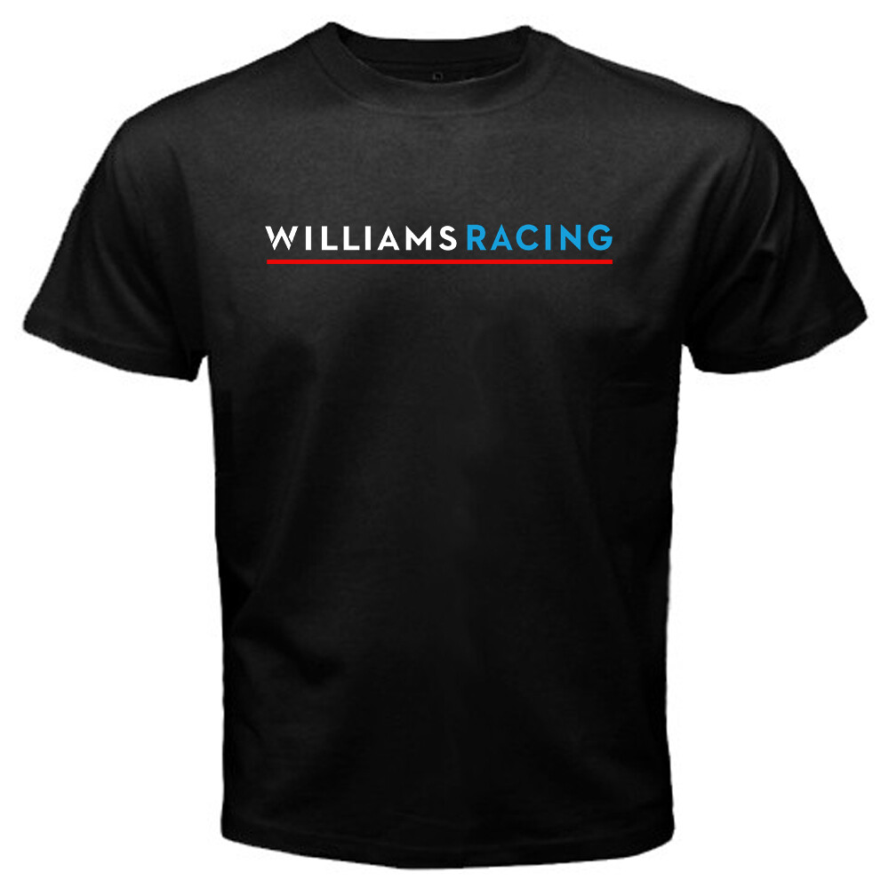 Williams Racing Team Men’s Black T-Shirt Size S to 3XL