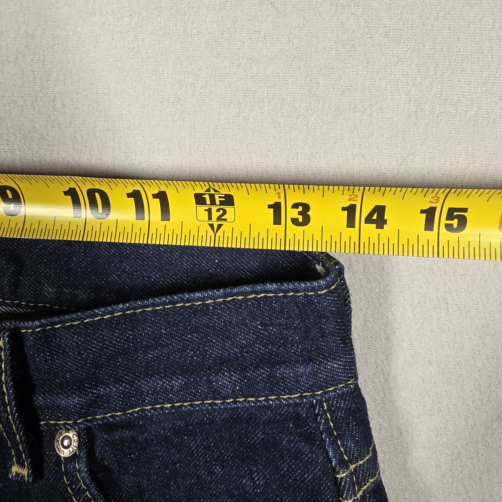 Vintage Lee Dungarees Jeans Men’s 27×32 Dark Wash Straight Made in USA Bust Em