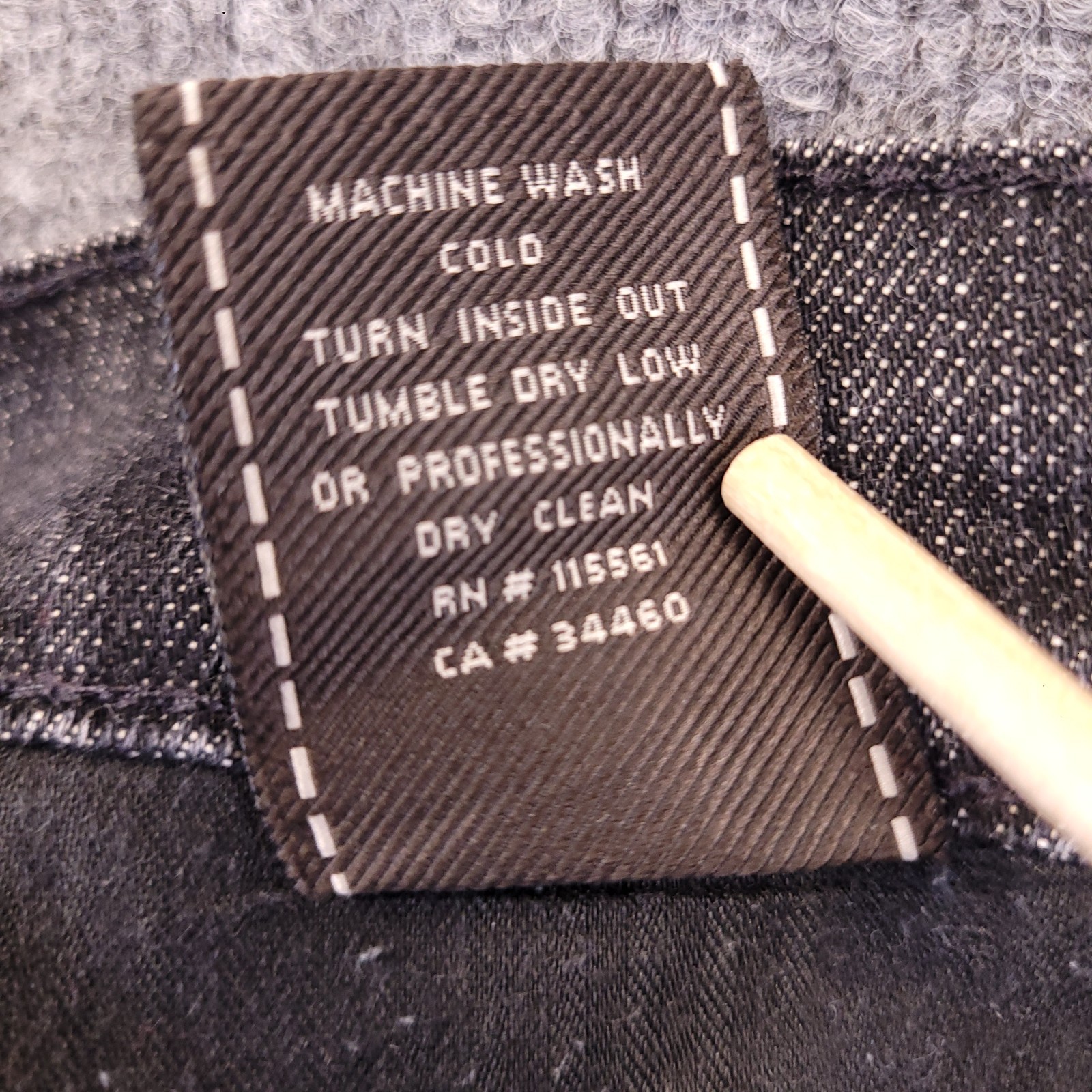 7 For All Mankind Straight Leg Jeans Women 27×27 Black Charcoal Low Rise Stretch