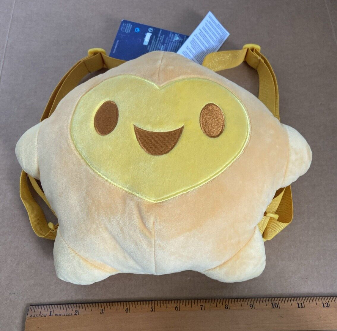 Disney Wish Youth Plush Backpack Star 12″ x 11″ x 5″ approx *NEW*