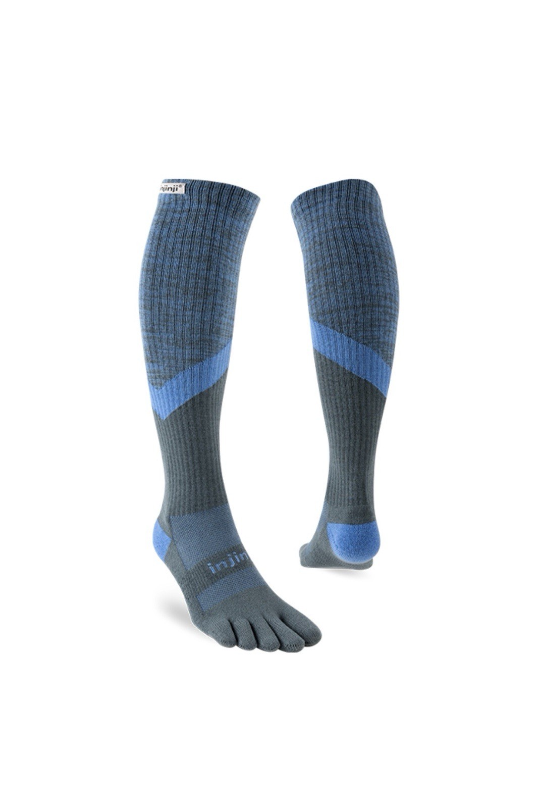 Injinji Over the Calf Performance Trail Socks Size Medium M 8-10.5