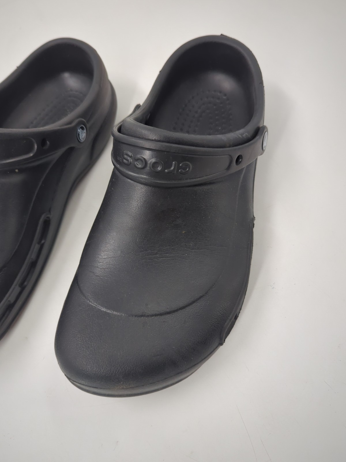 Crocs At Work Men’s Bistro Chef Clogs 10075-001 Black Size