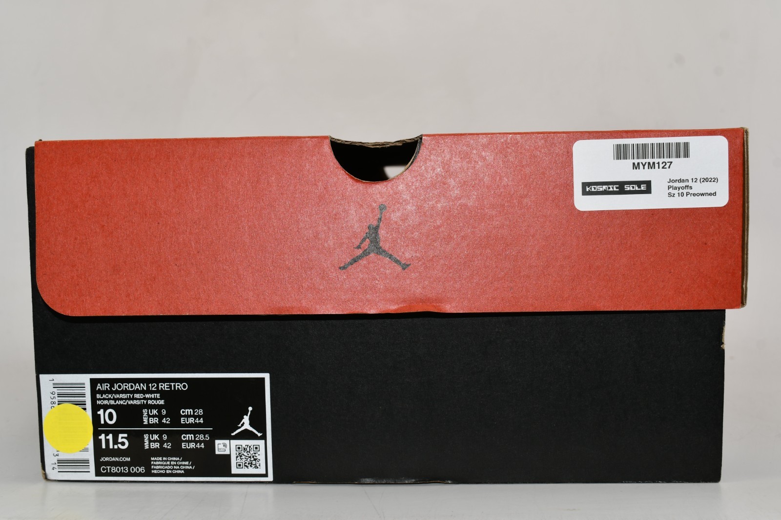 Air Jordan 12 Retro Playoffs 2022 Style # CT8013-006 Size 10