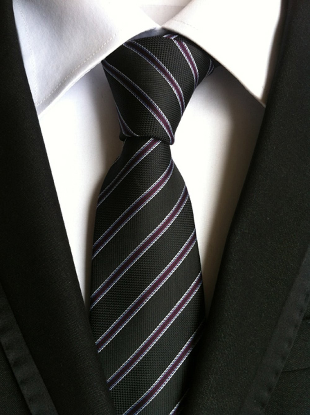 WeiShang 6-Pack Classic Men’s Jacquard Woven Neckties – High Quality