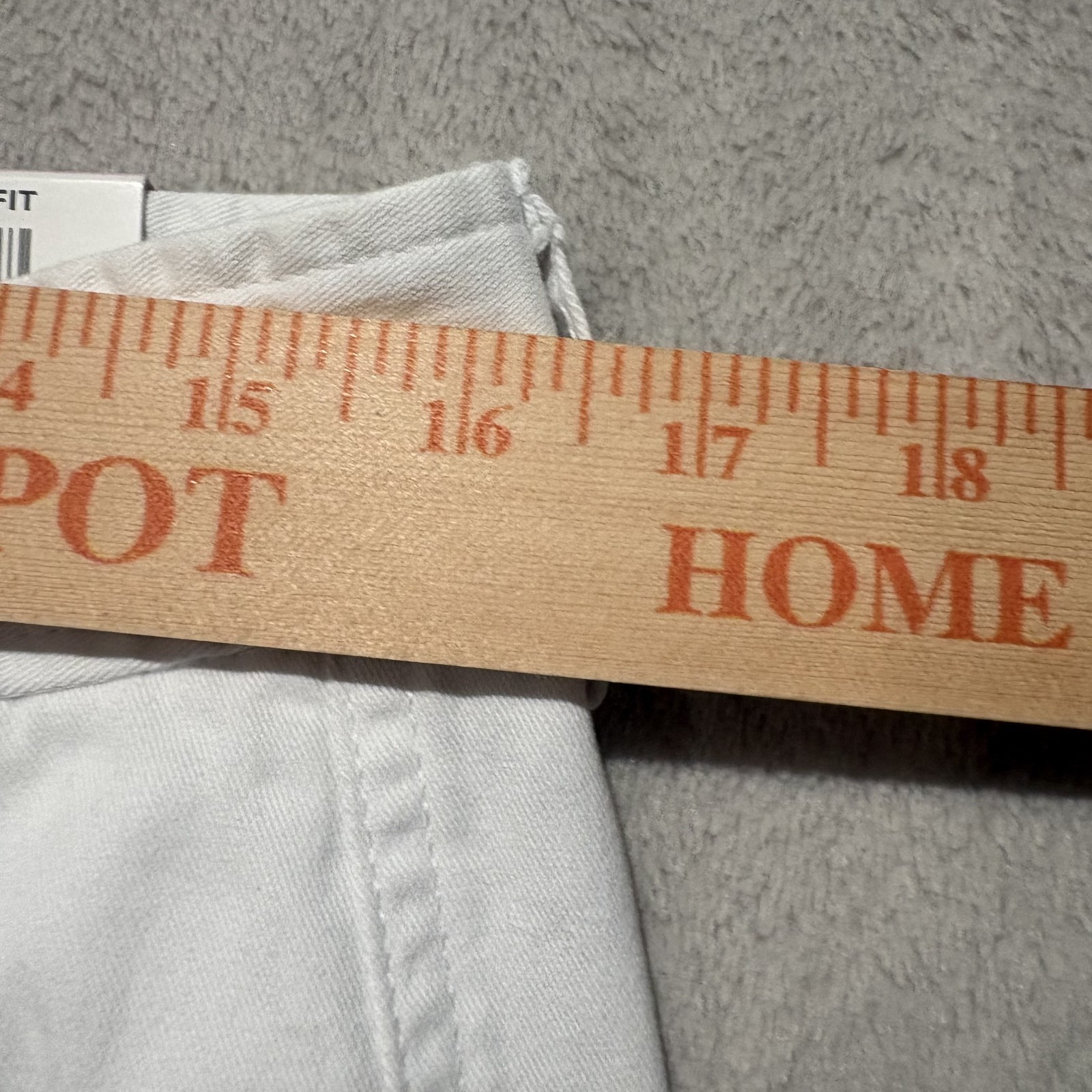 Sun + Stone Bleeker Crop Pants Mens 32 Bright White Relaxed Fit Cotton Mid Rise
