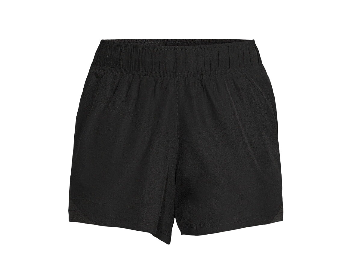 Athletic Works Women’s 3X (22) Core Running Shorts w/Panty Liner • Black Soot