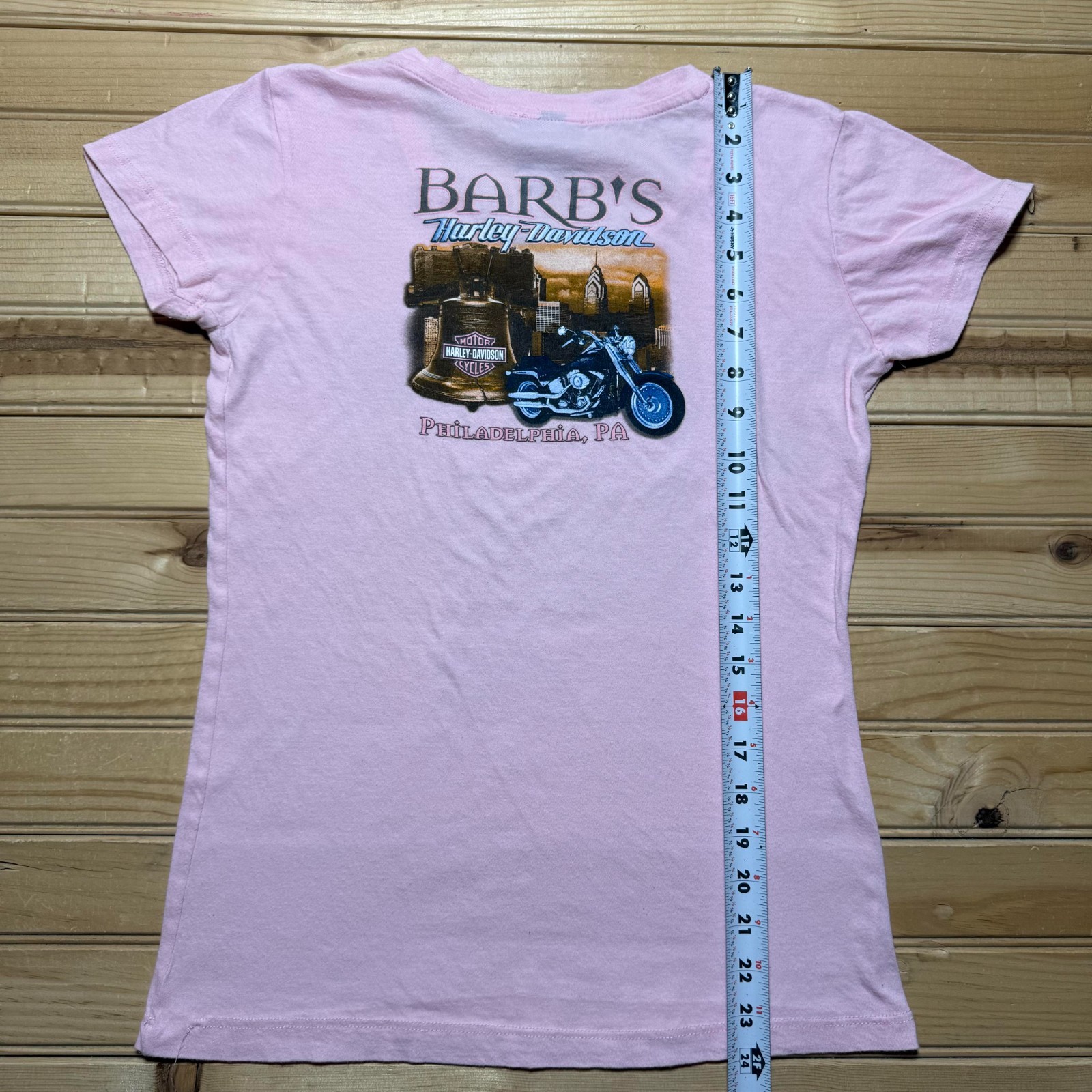 Vintage Y2K Harley Davidson Barb’s Philadelphia Pennsylvania Shirt – Size Large