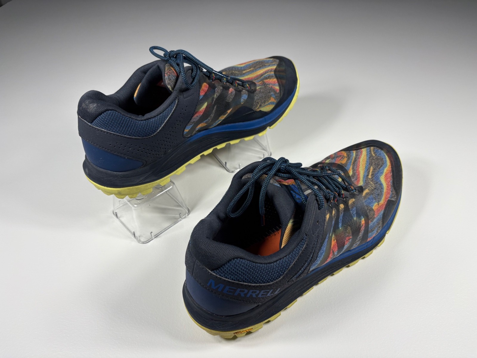 Merrell Nova 2 Men 12 Multicolor Vibram Trail Running Hiking Outdoor Shoes