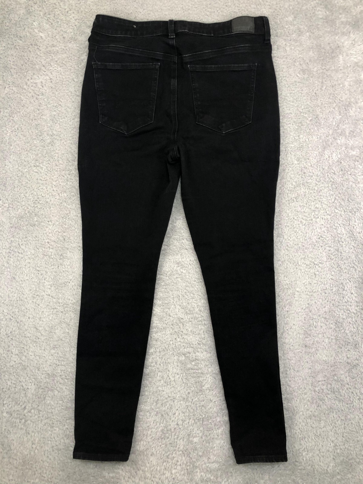 American Eagle Jeans Womens Size 12 (31×27) Black Hi Rise Jegging